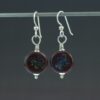 Royal Burgundy Earrings Front